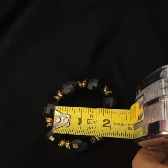 Black and Gold Beaded Bracelet: 🤩SEE OFFER IN DESCRIPTION🤩 - Picture 4 of 5